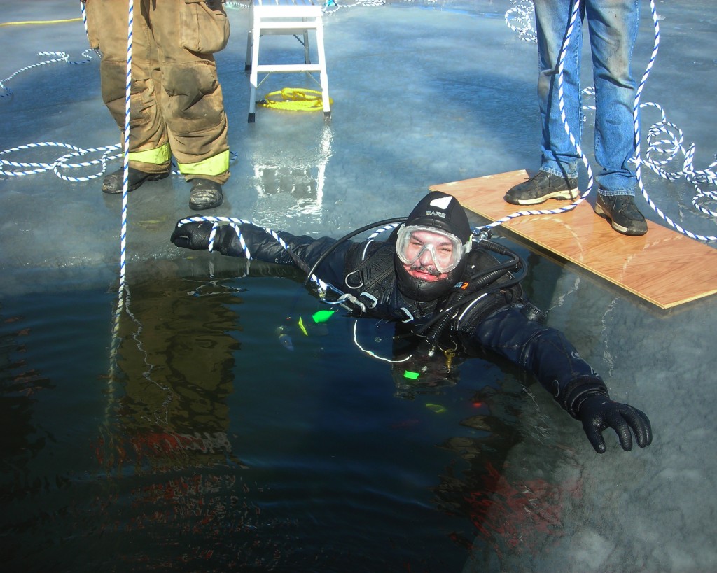 GeorgeIceDiving